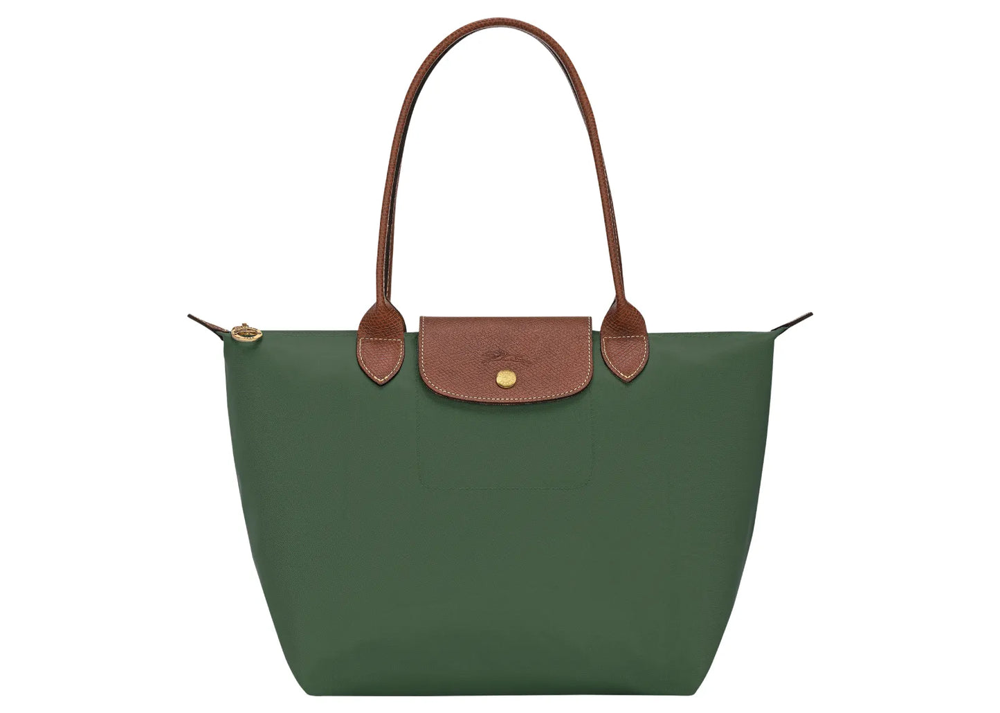 Le Pliage Original Medium Tote Bag British Green