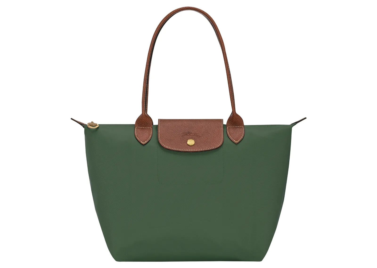 Le Pliage Original Medium Tote Bag British Green