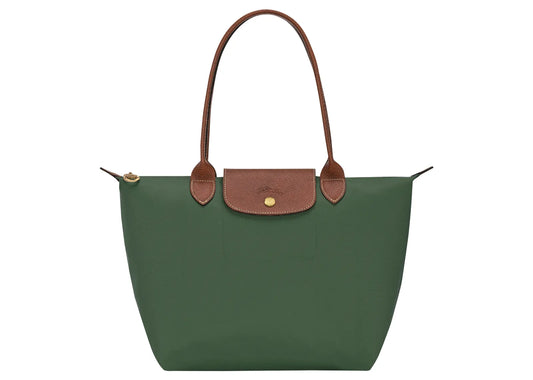 Le Pliage Original Medium Tote Bag British Green