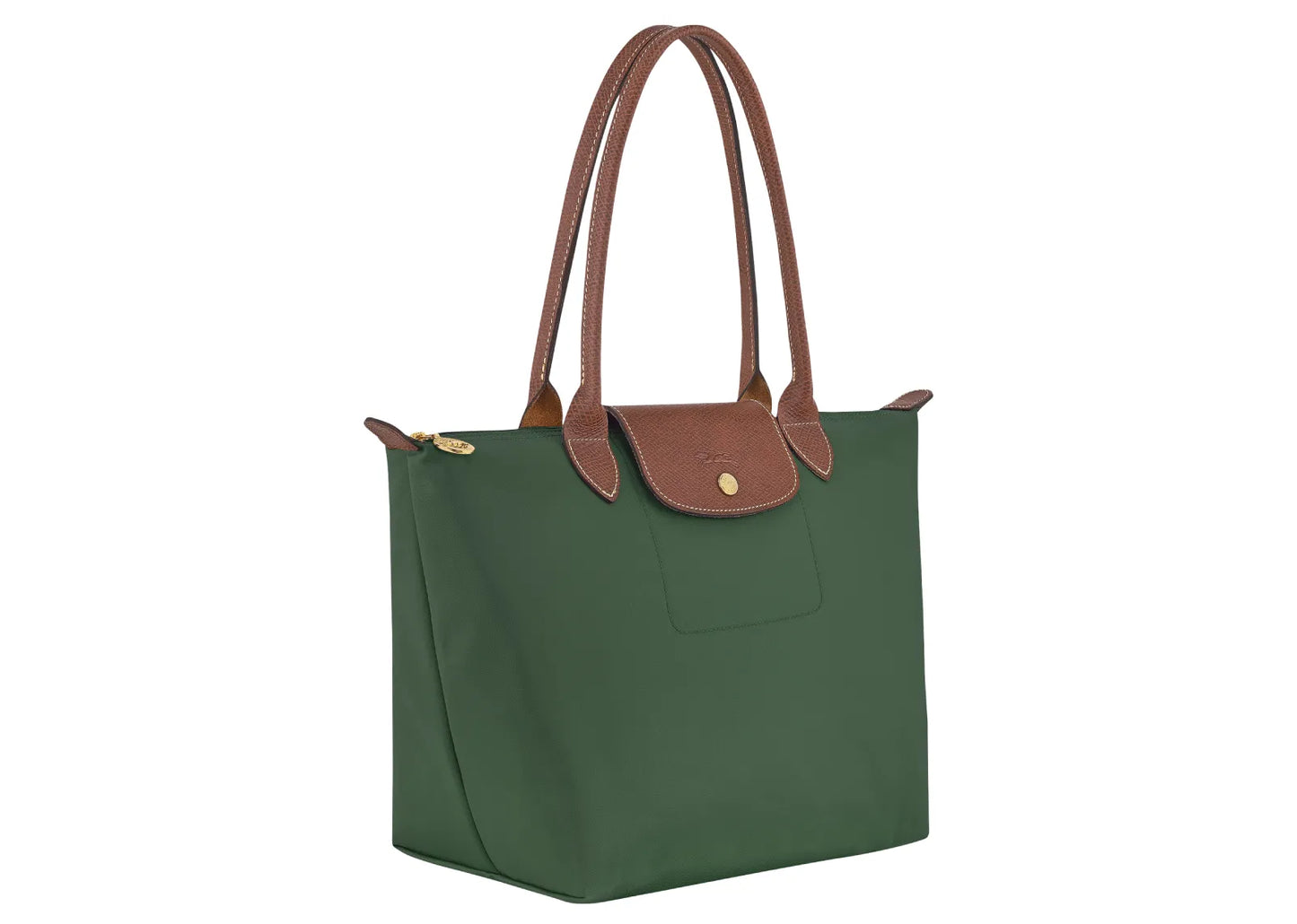 Le Pliage Original Medium Tote Bag British Green