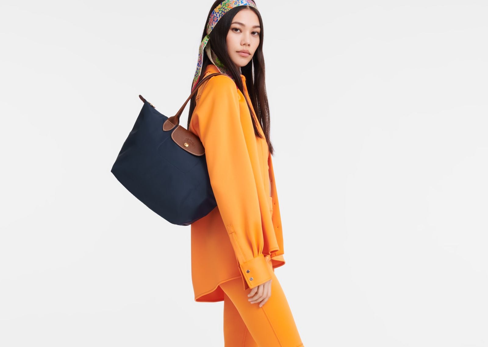 Le Pliage Original Medium Tote Bag Navy