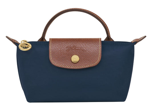 Le Pliage Original Pouch With Handle Navy