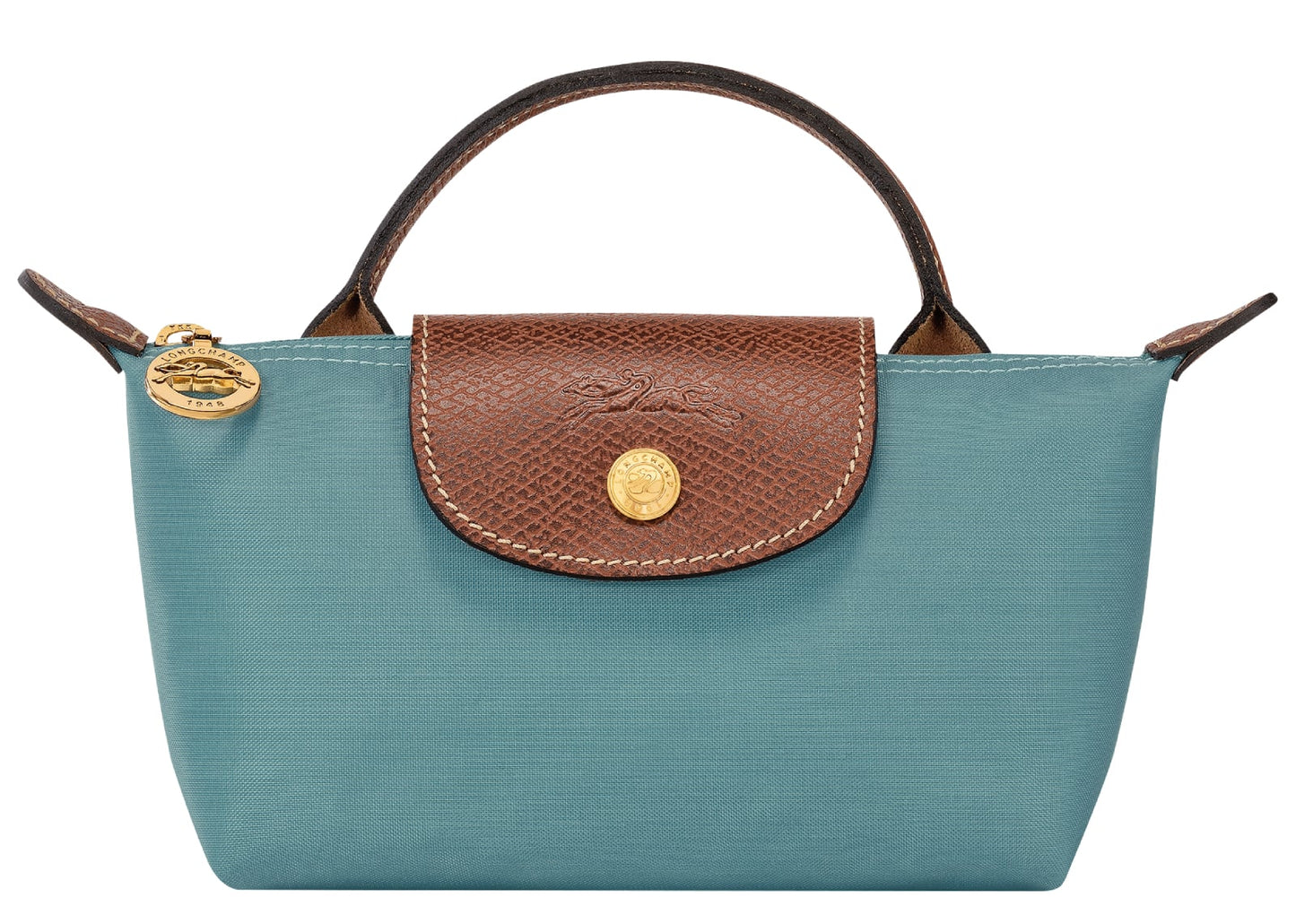 Le Pliage Original Pouch with Handle Eucalyptus