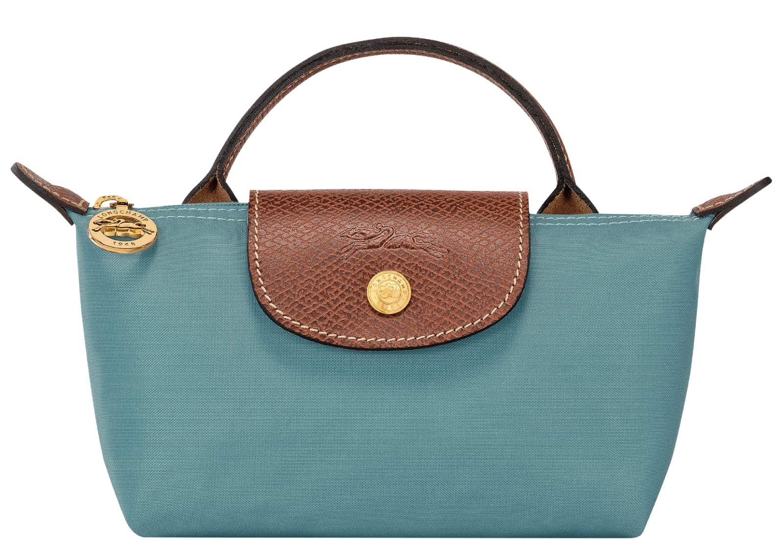 Le Pliage Original Pouch with Handle Eucalyptus