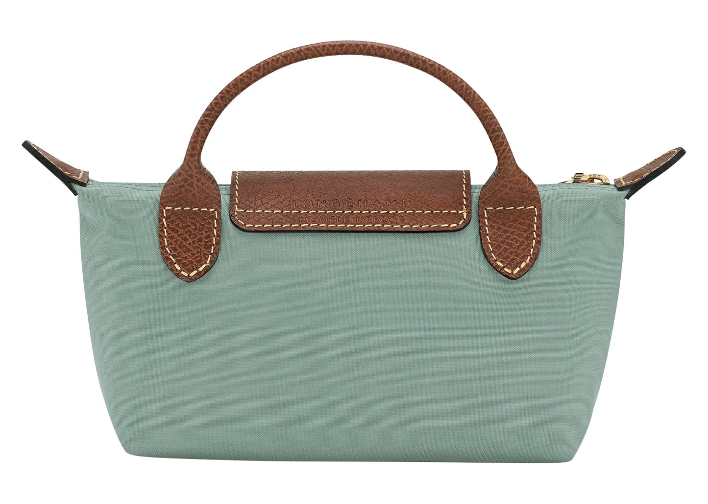 Le Pliage Original Pouch with handle Celadon