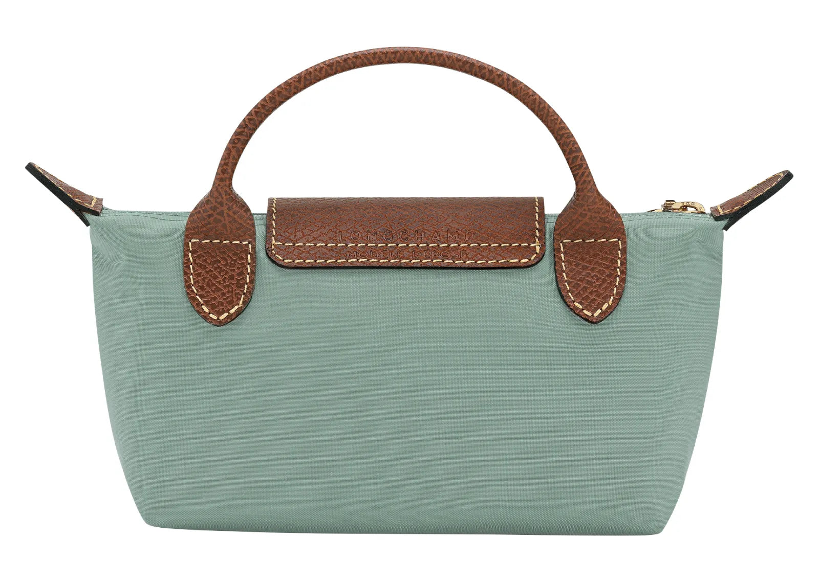 Le Pliage Original Pouch with handle Celadon
