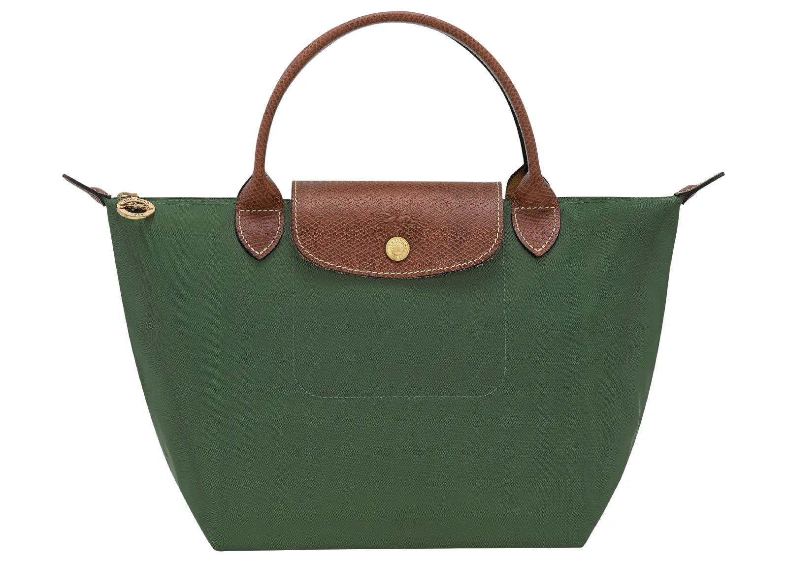 Le Pliage Original Small Handbag British Green