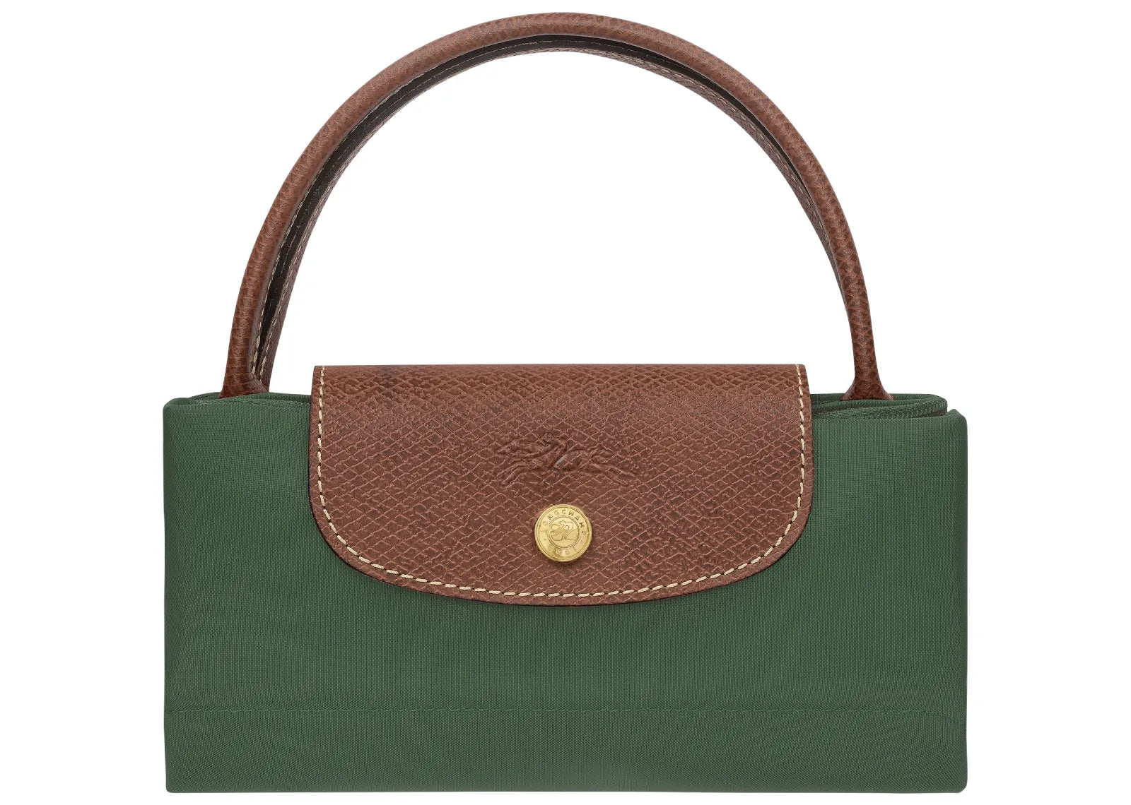 Le Pliage Original Small Handbag British Green