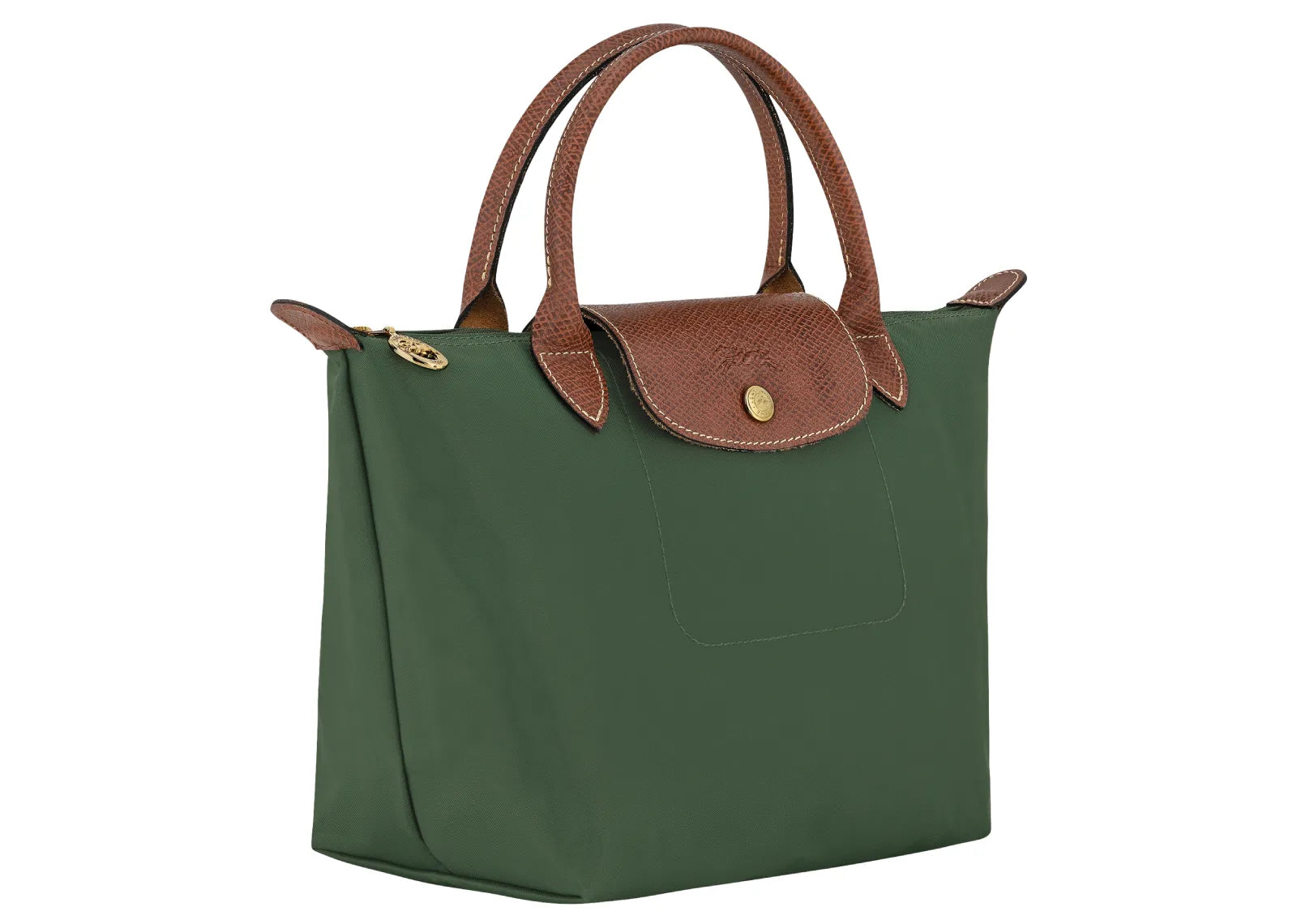 Le Pliage Original Small Handbag British Green