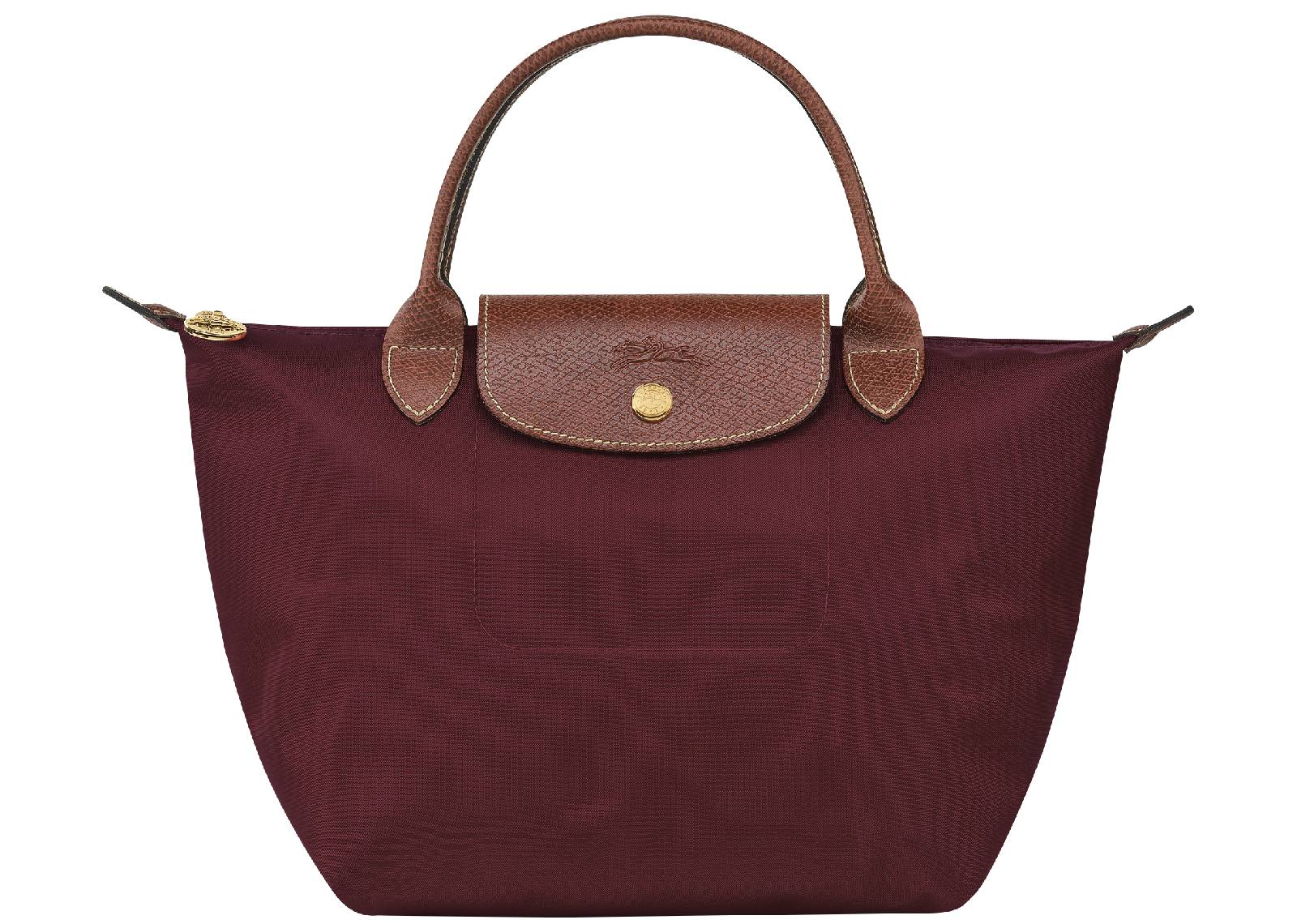 Le Pliage Original Small Handbag Burgundy
