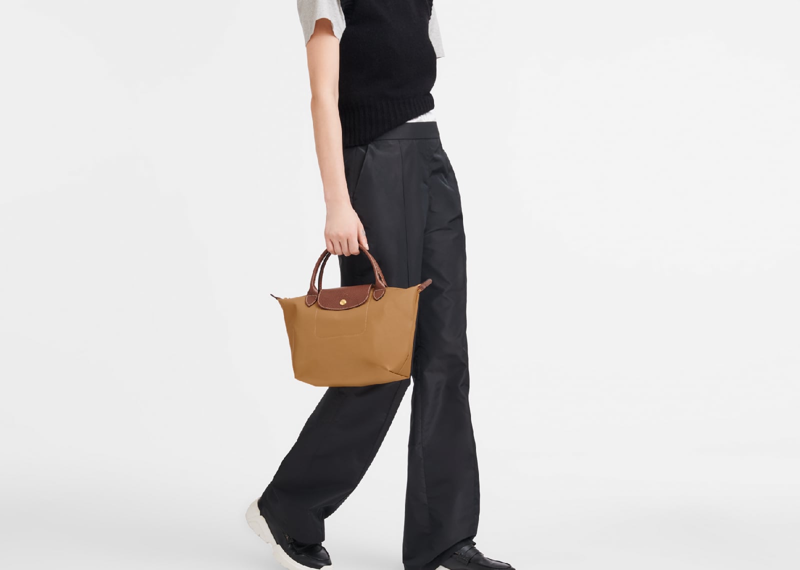 Le Pliage Original Small Handbag Fawn