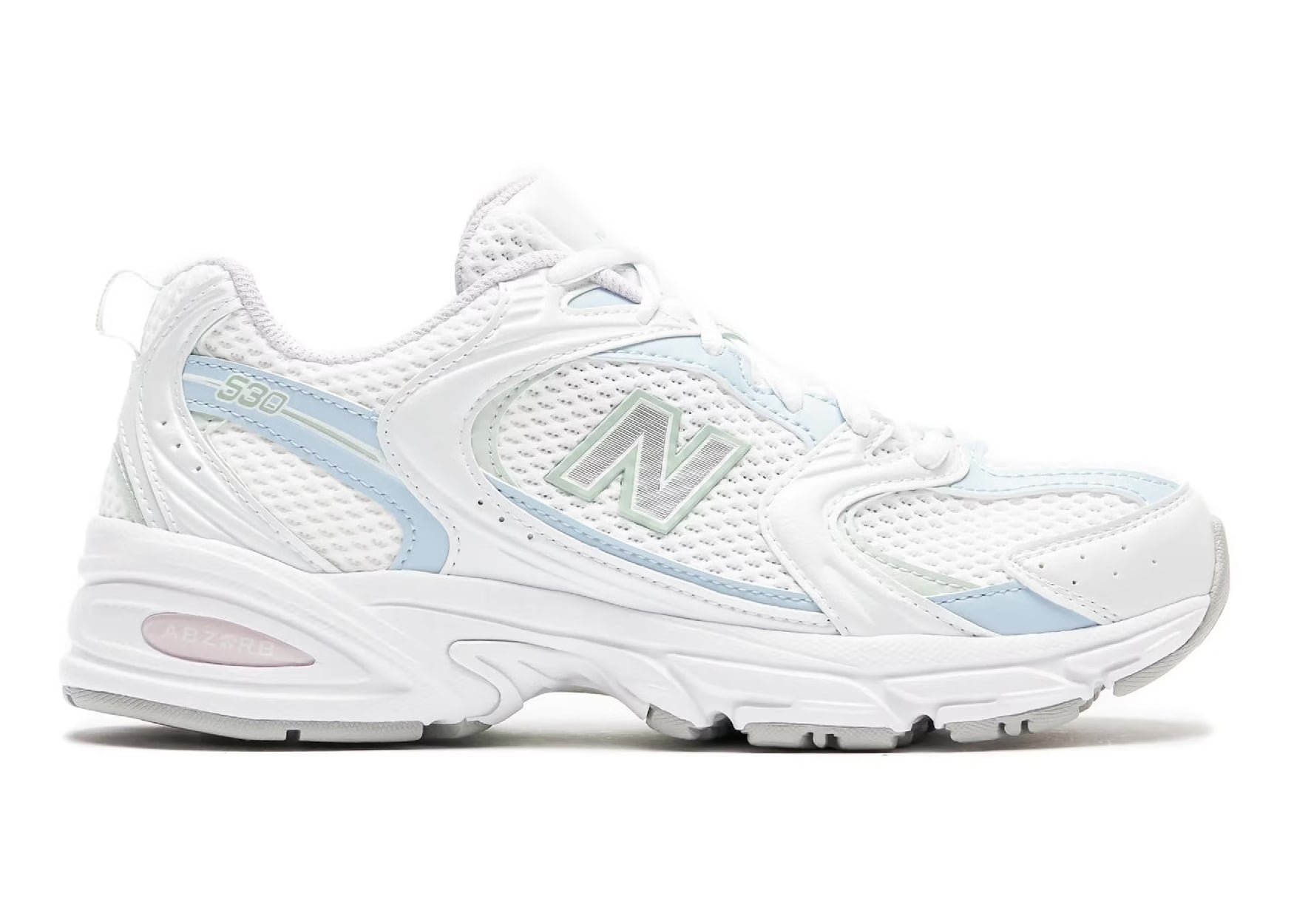 530 White Light Chrome Blue Clay Ash