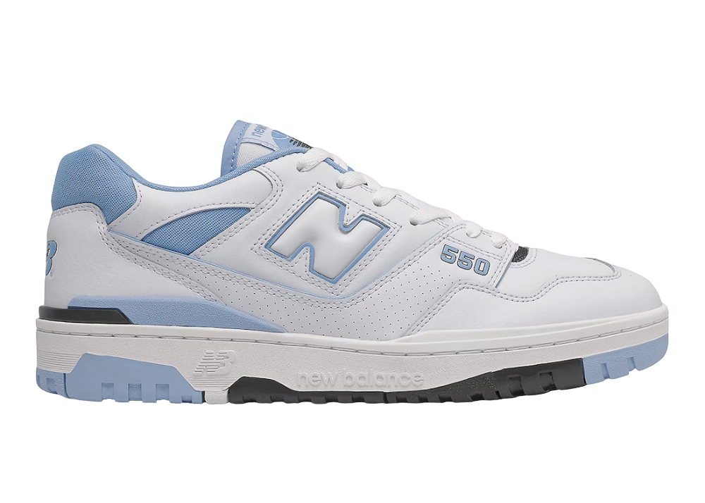 550 UNC White University Blue