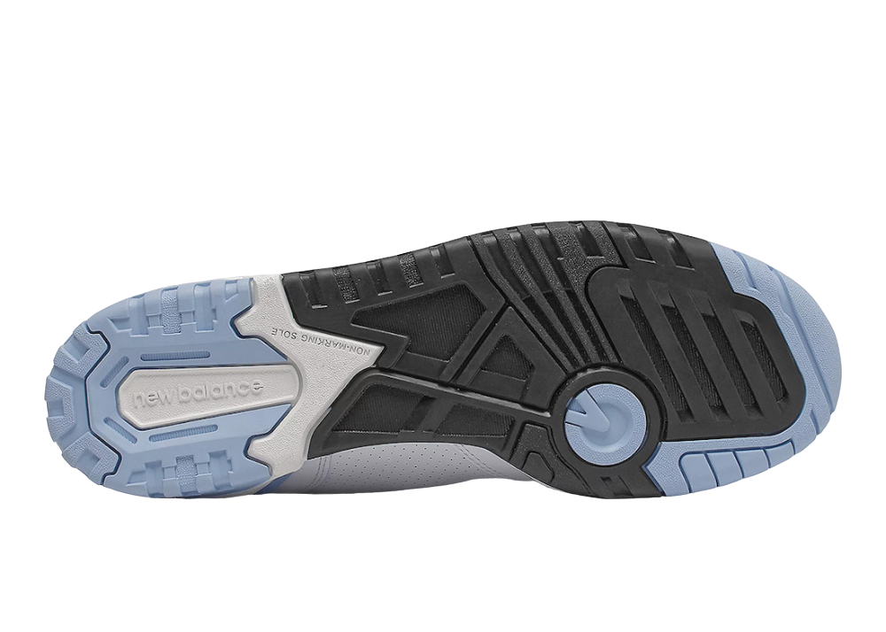 550 UNC White University Blue