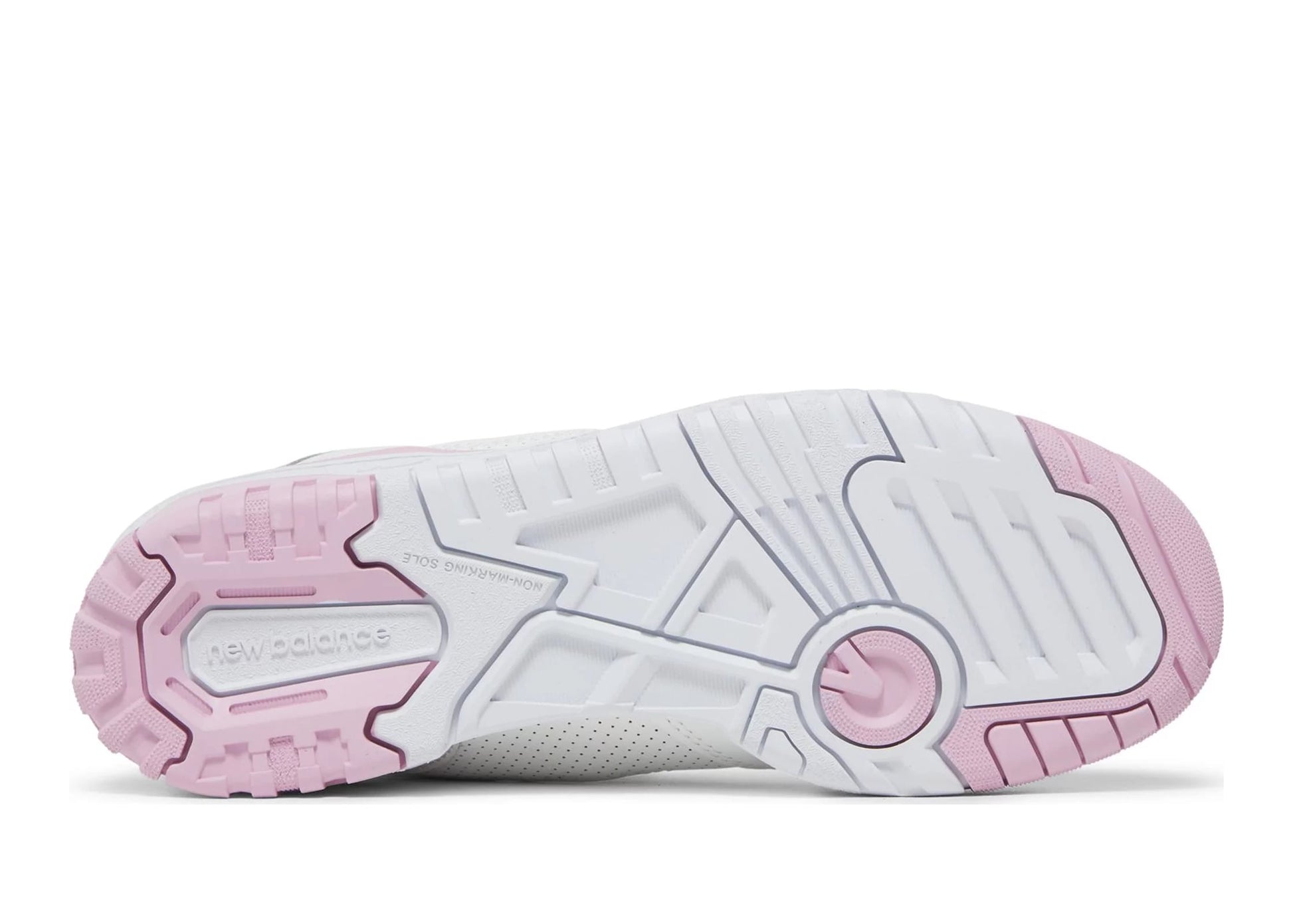 550 White Bubblegum Pink (W)