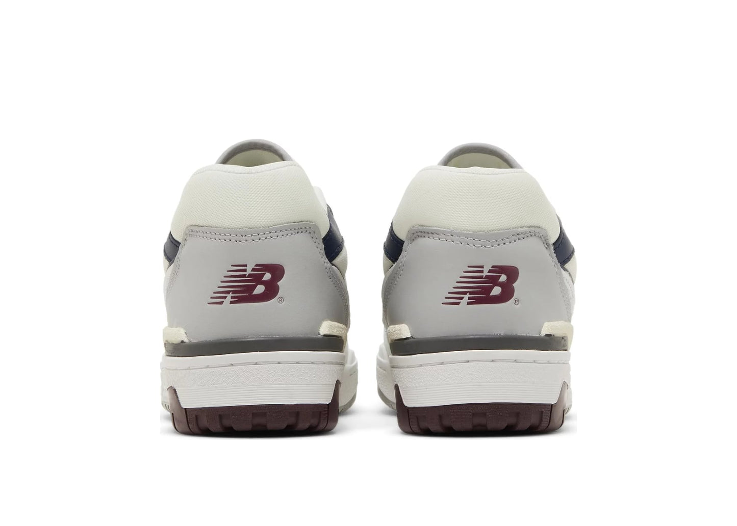550 White Natural Indigo Burgundy