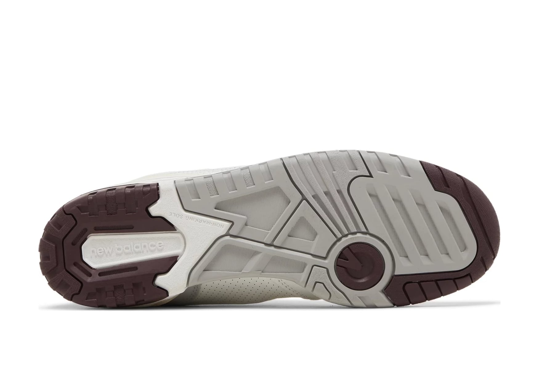 550 White Natural Indigo Burgundy