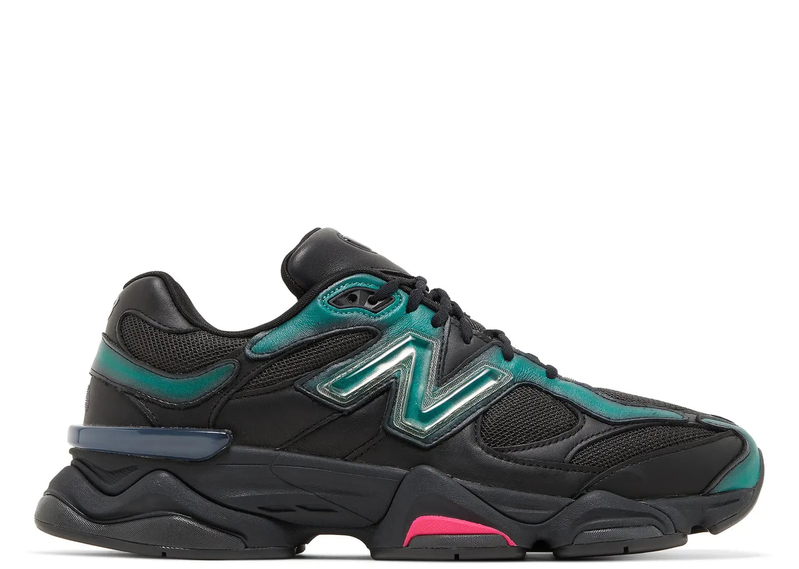 9060 Mowalola Burglarwear Black Teal Pink