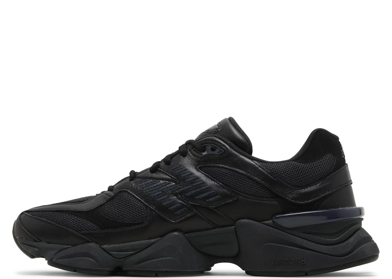 9060 Triple Black Leather