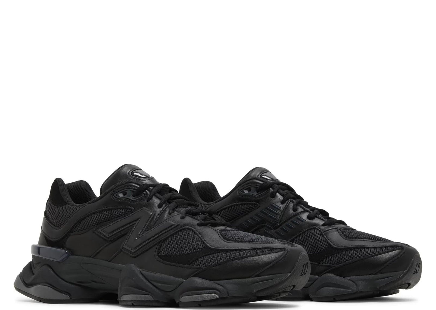9060 Triple Black Leather