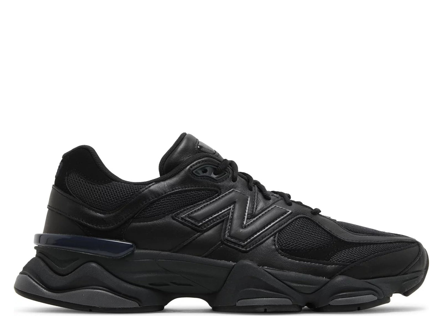 9060 Triple Black Leather