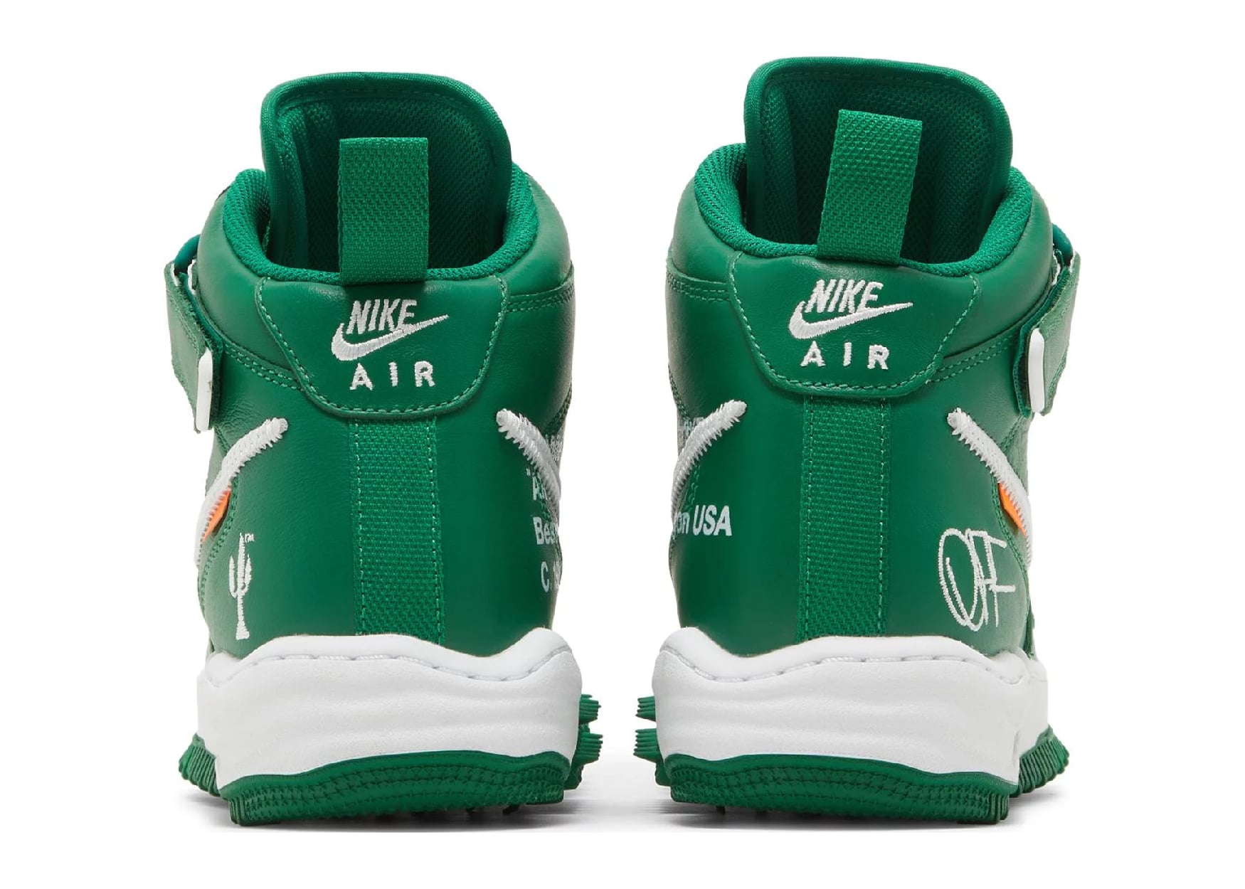 Air Force 1 Mid Off-White Pine Green
