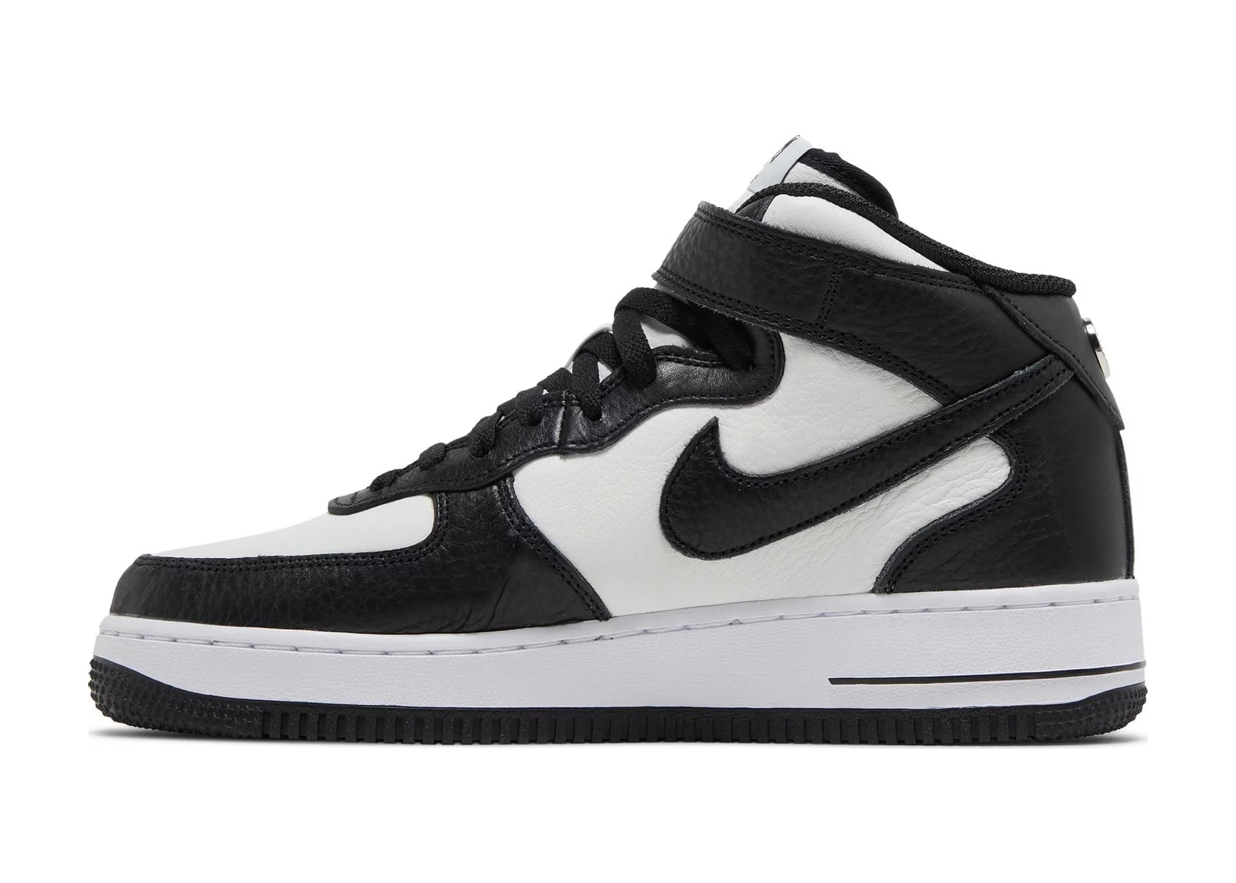 Air Force 1 Mid Stussy Light Bone Black