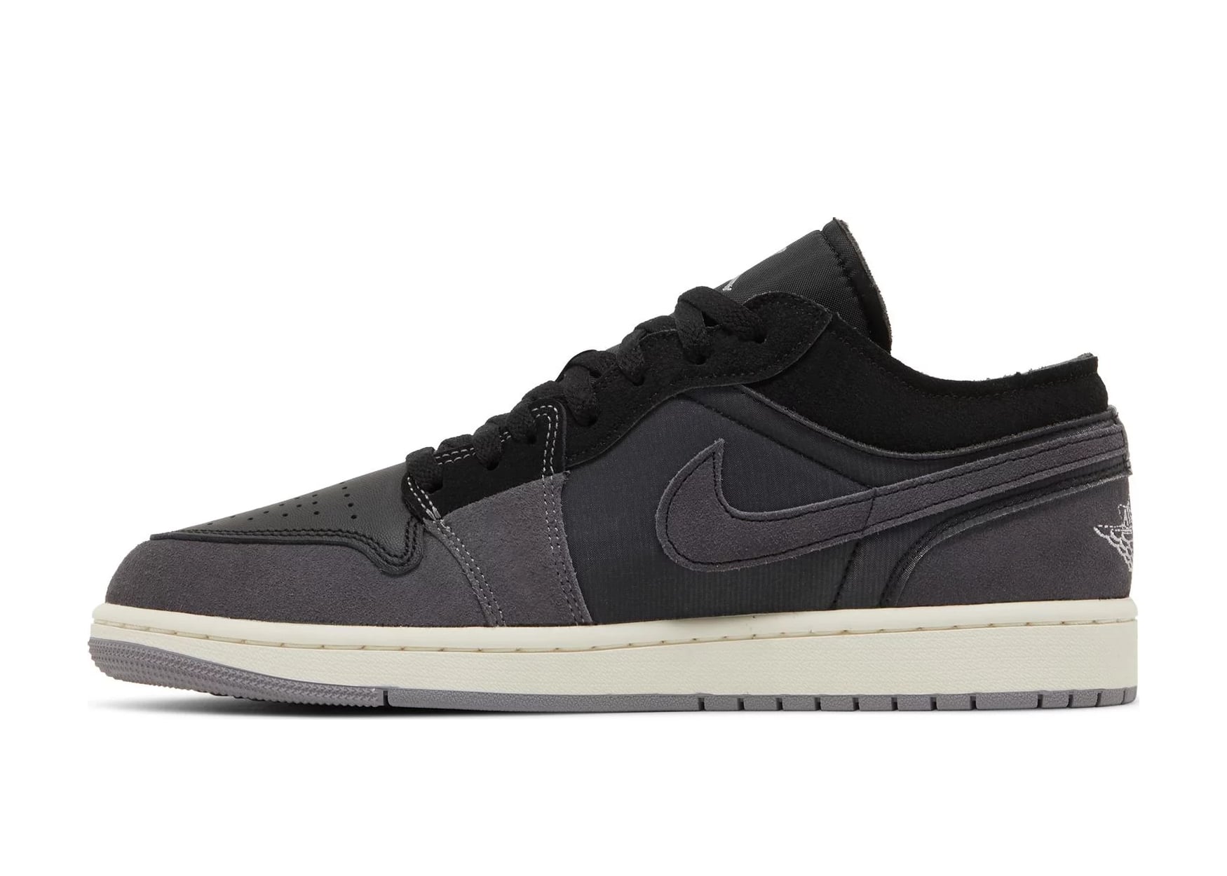 Air Jordan 1 Low Craft Inside Out Black