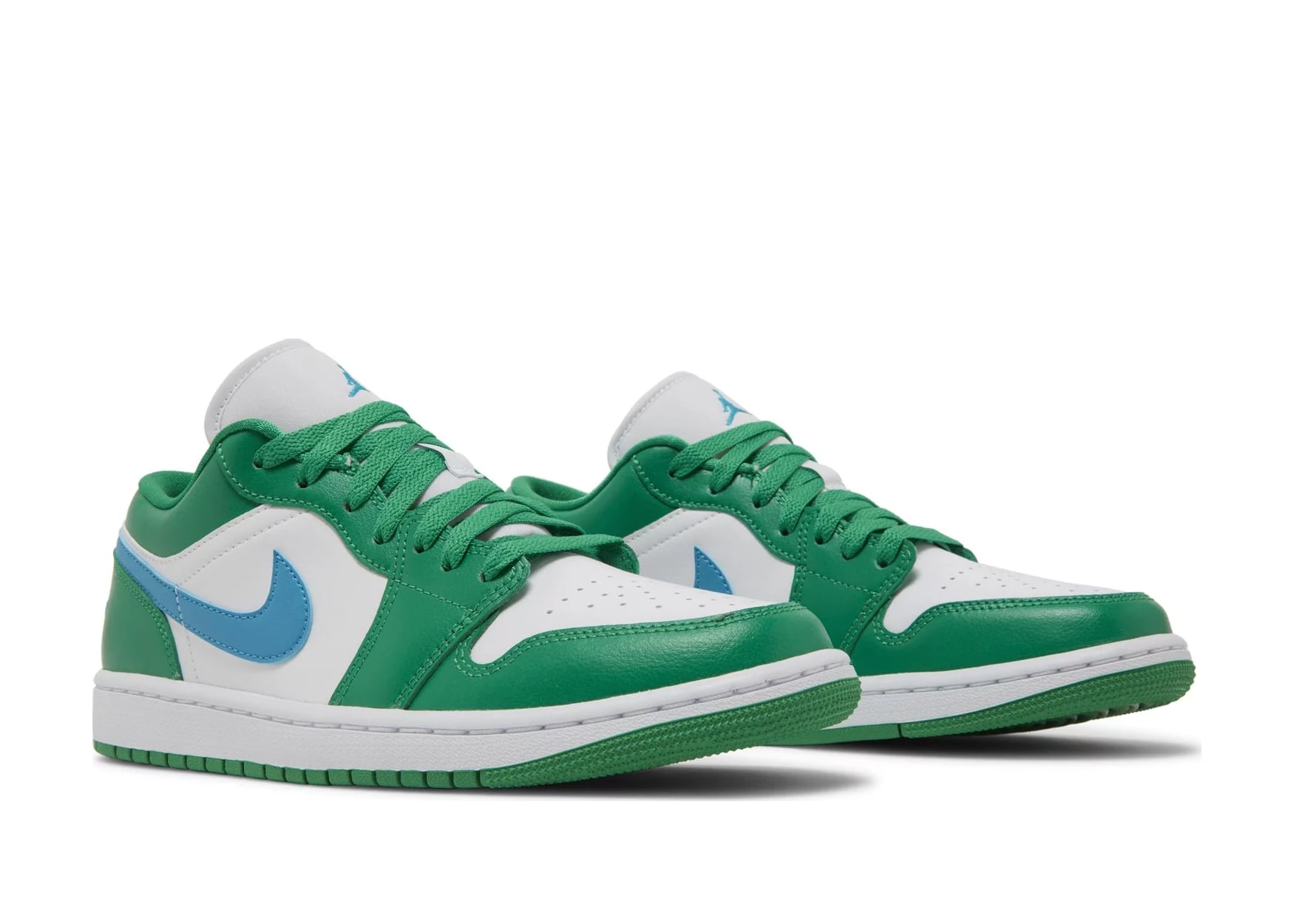 Air Jordan 1 Low Lucky Green Aquatone (W)