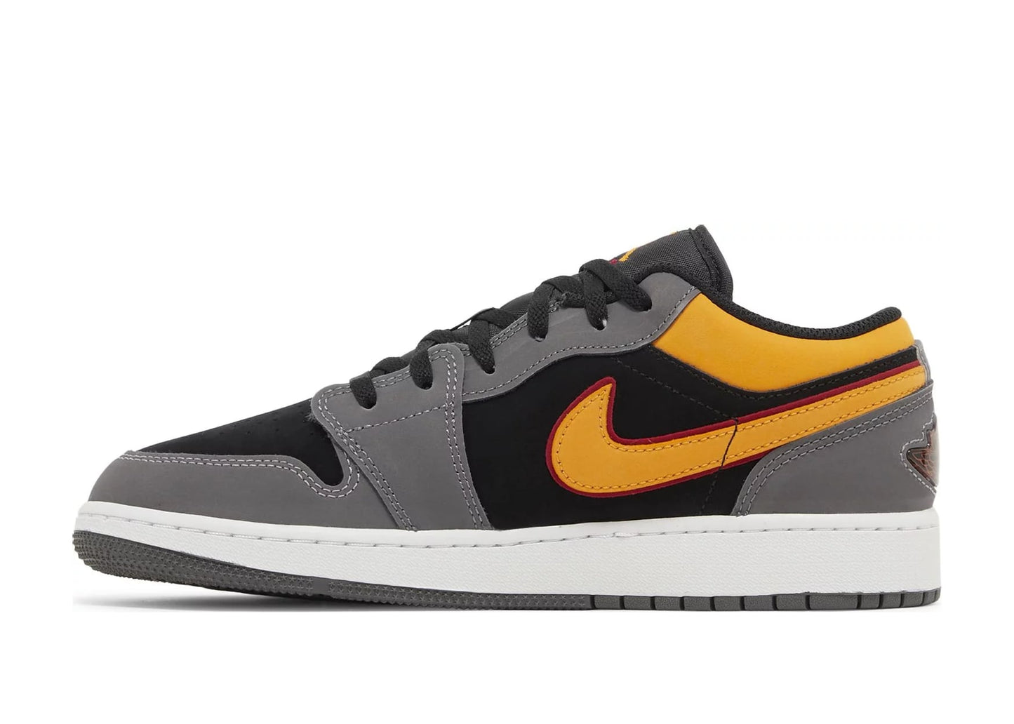 Air Jordan 1 Low SE Light Graphite Vivid Orange (GS)