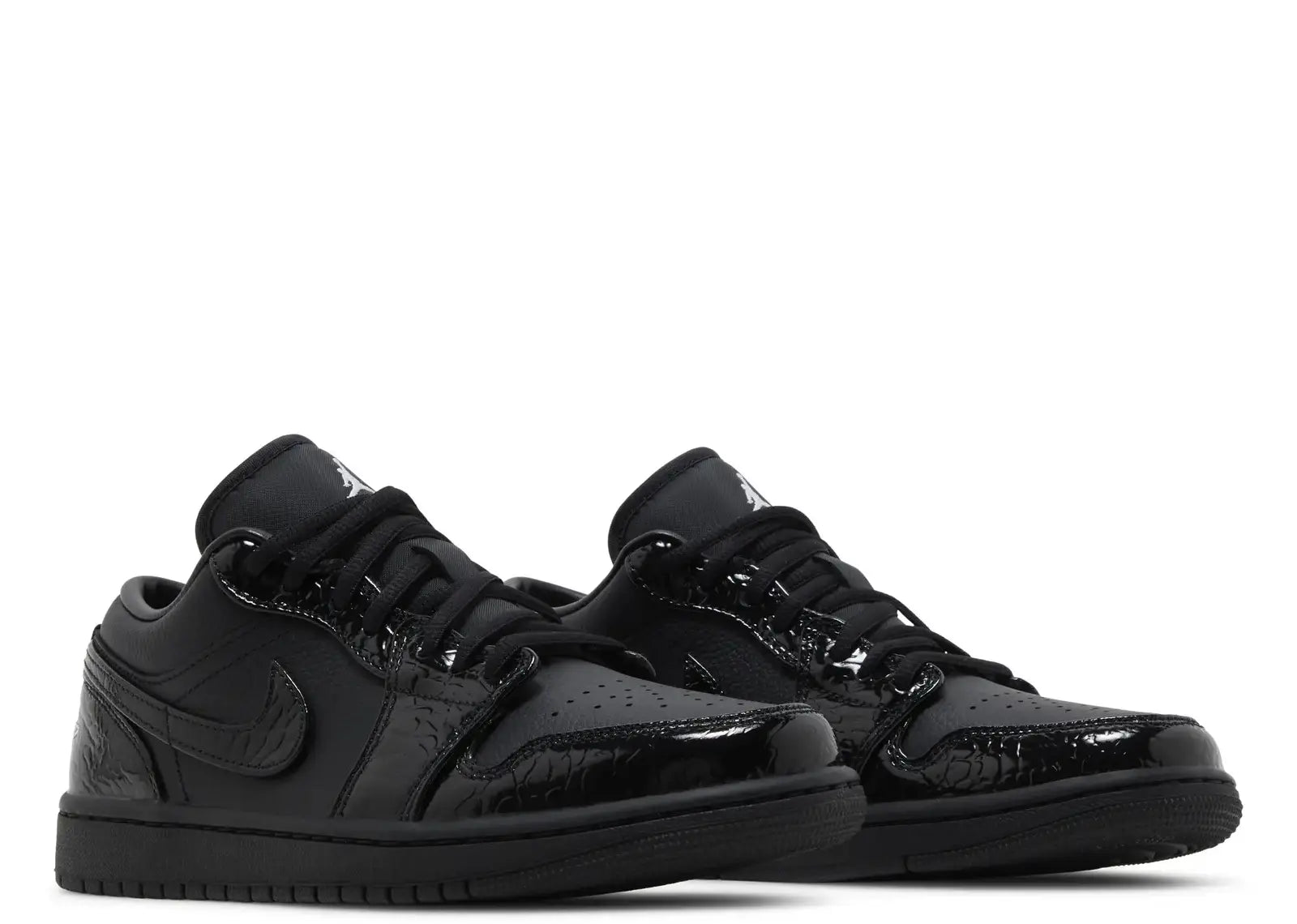 Air Jordan 1 Low SE Patent Elephant Black (W)