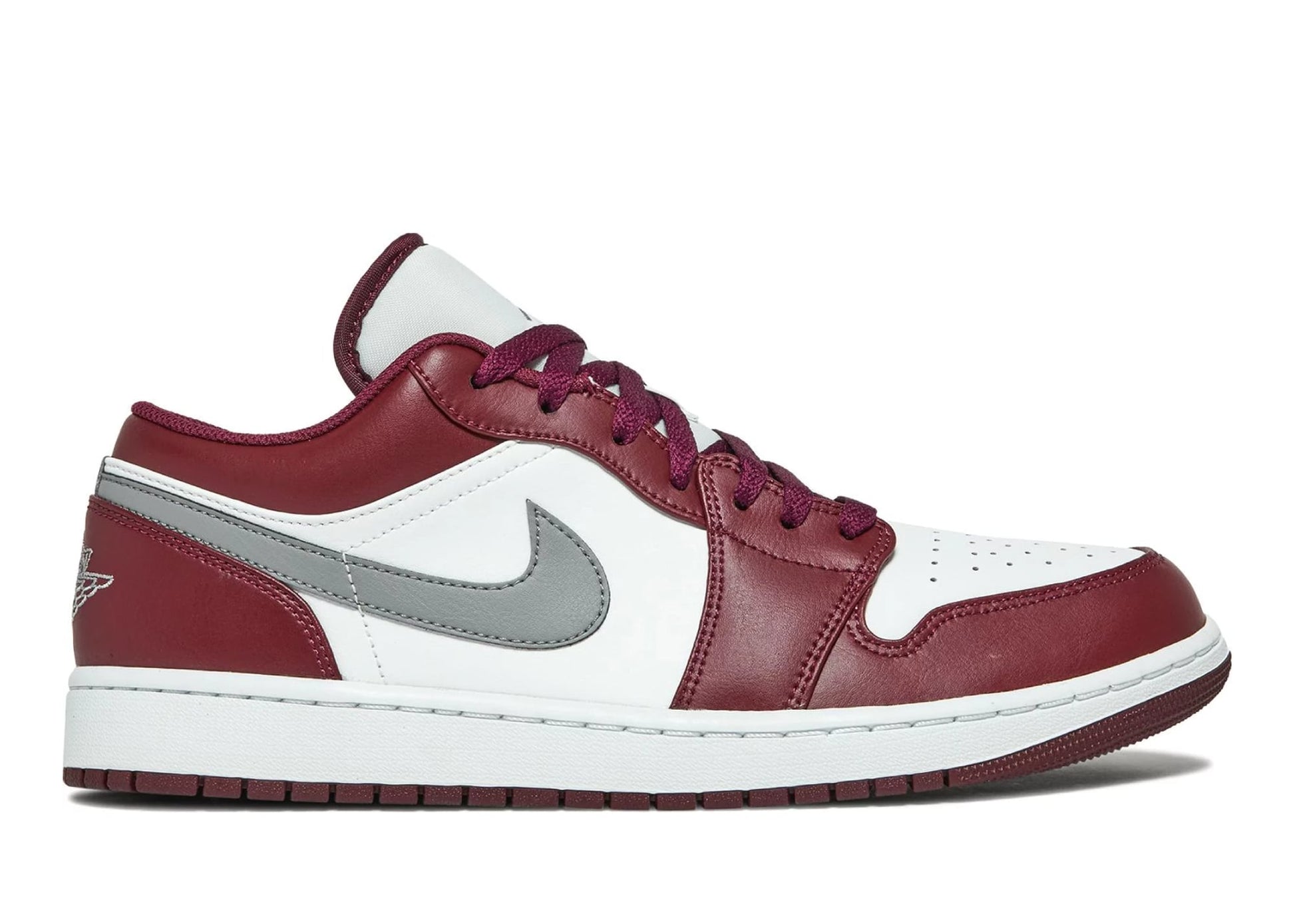 Air Jordan 1 Low White Bordeaux
