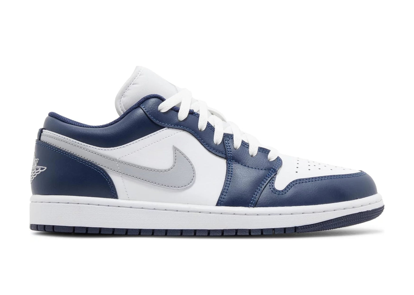 Air Jordan 1 Low Wolf Grey Midnight Navy