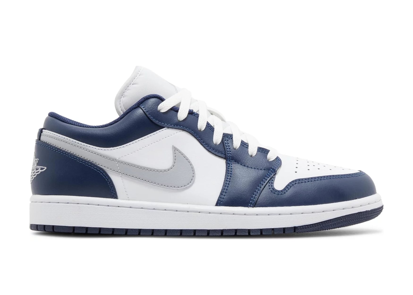 Air Jordan 1 Low Wolf Grey Midnight Navy