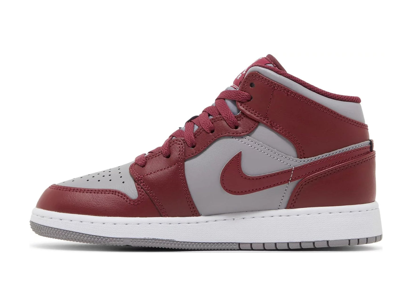 Air Jordan 1 Mid Cherrywood Red (GS)