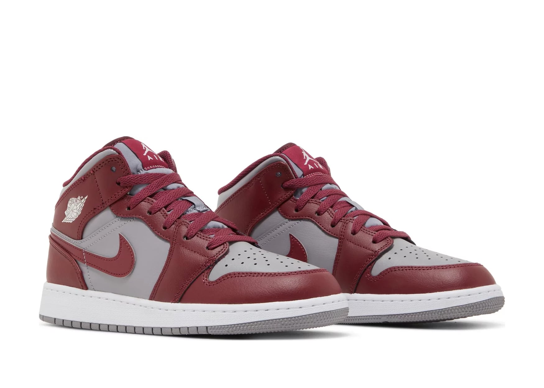 Air Jordan 1 Mid Cherrywood Red (GS)