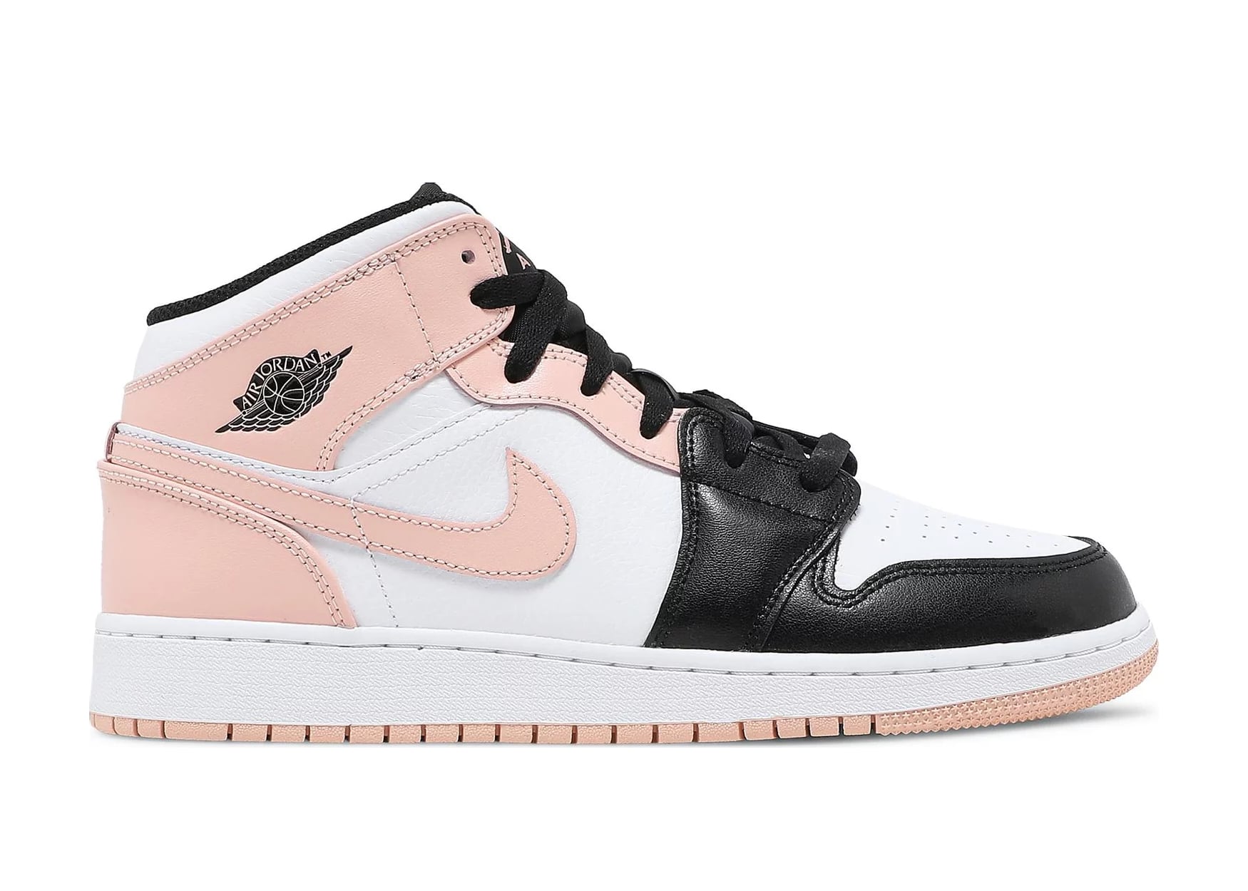 Air Jordan 1 Mid Crimson Tint Toe (GS)