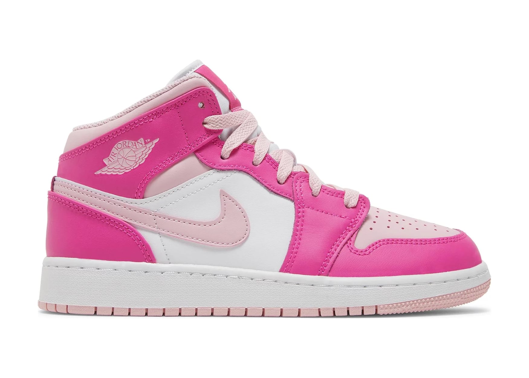 Air Jordan 1 Mid Fierce Pink (GS)