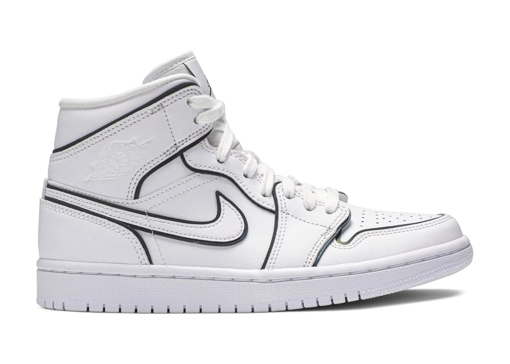 Air Jordan 1 Mid Iridescent Reflective White (W)