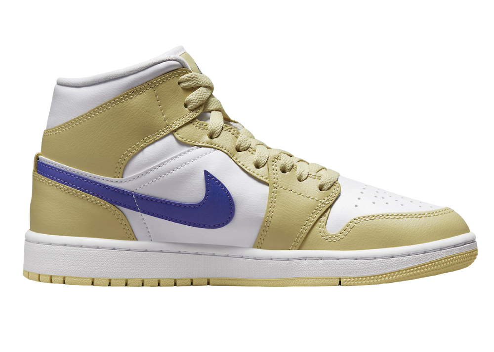 Air Jordan 1 Mid Lemon Wash Lapis (W)