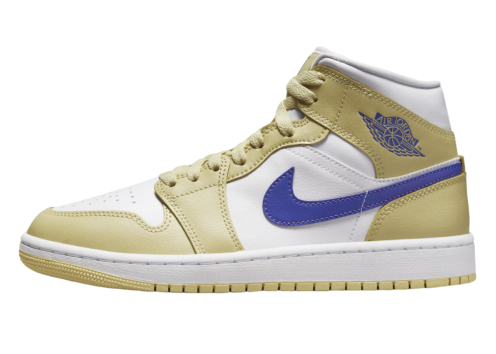 Air Jordan 1 Mid Lemon Wash Lapis (W)