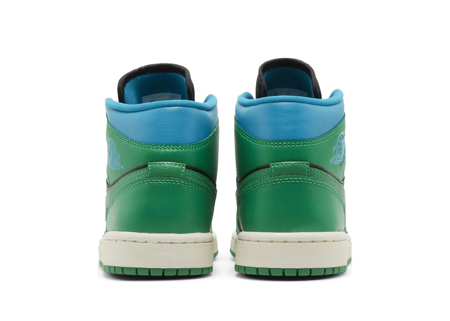 Air Jordan 1 Mid Lucky Green Aquatone (W)