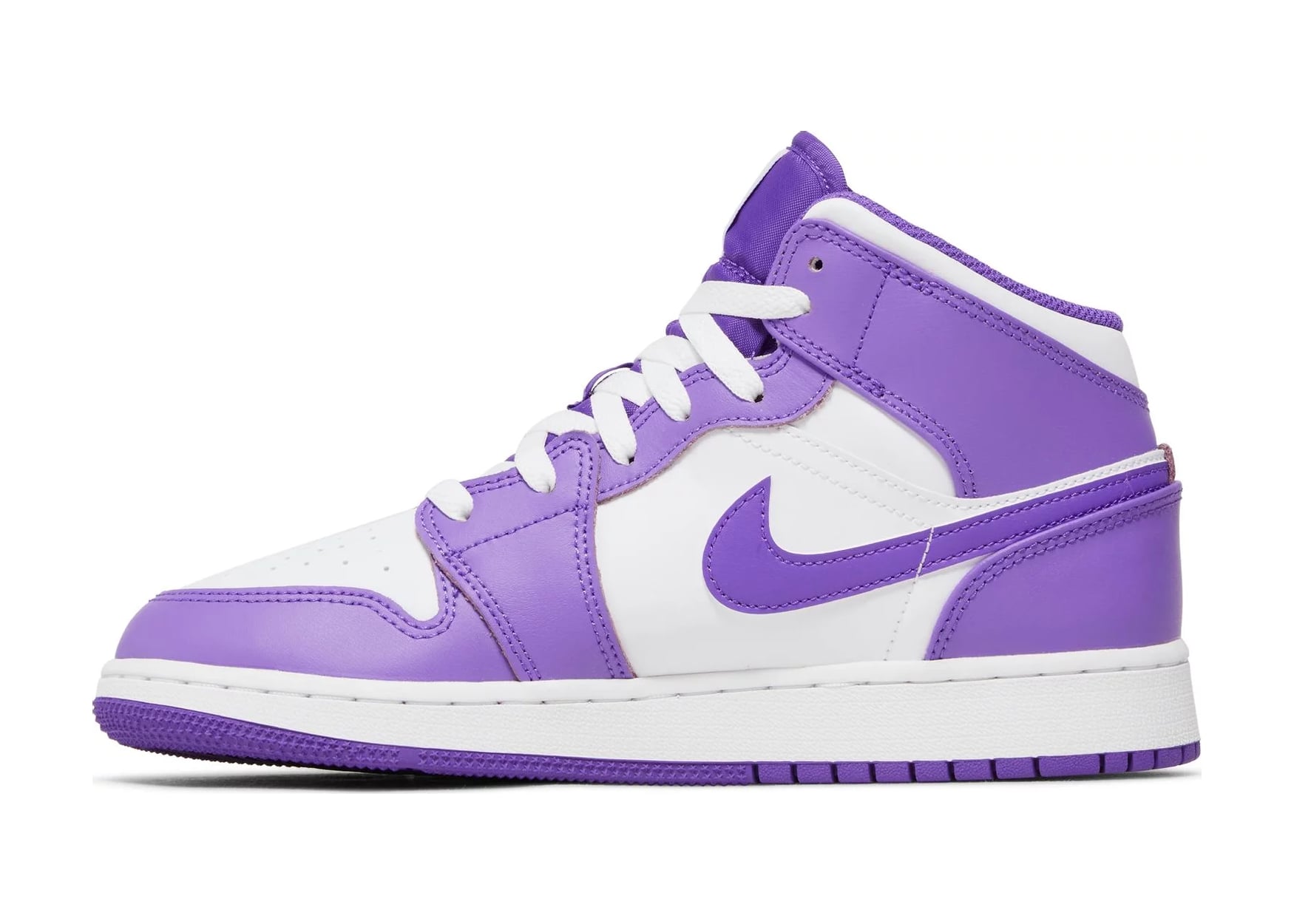 Air Jordan 1 Mid Purple Venom (GS)