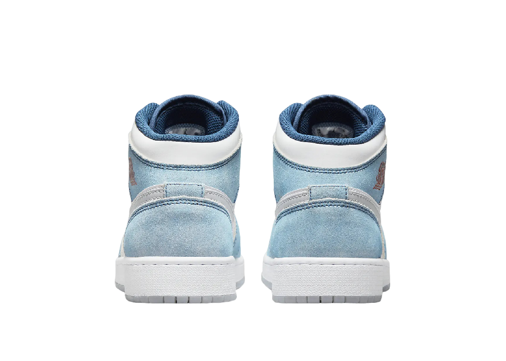 Air Jordan 1 Mid SE French Blue Light Steel (GS)
