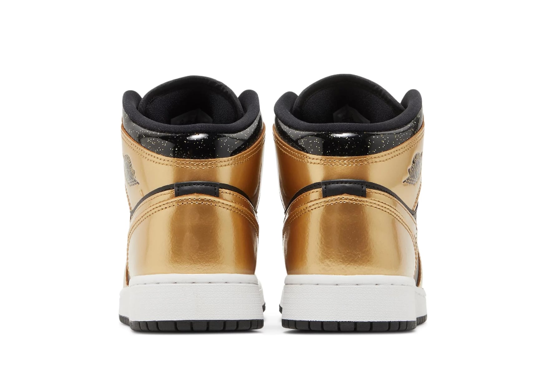 Air Jordan 1 Mid SE Metallic Gold Black (GS)