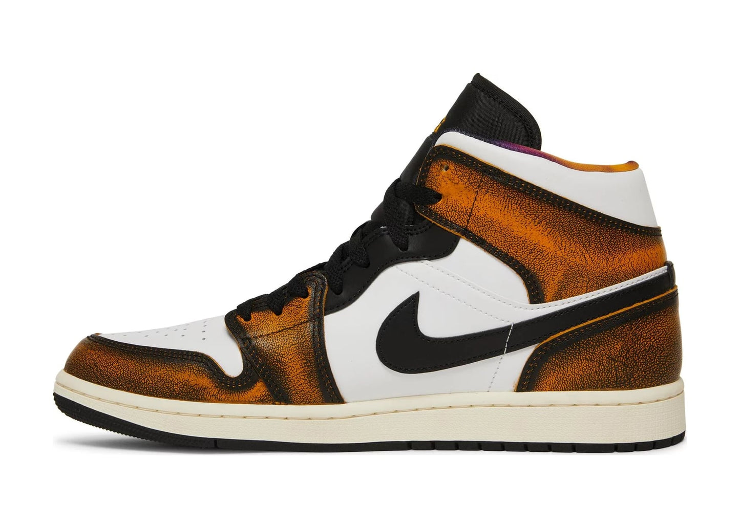 Air Jordan 1 Mid SE Orange Wear Away