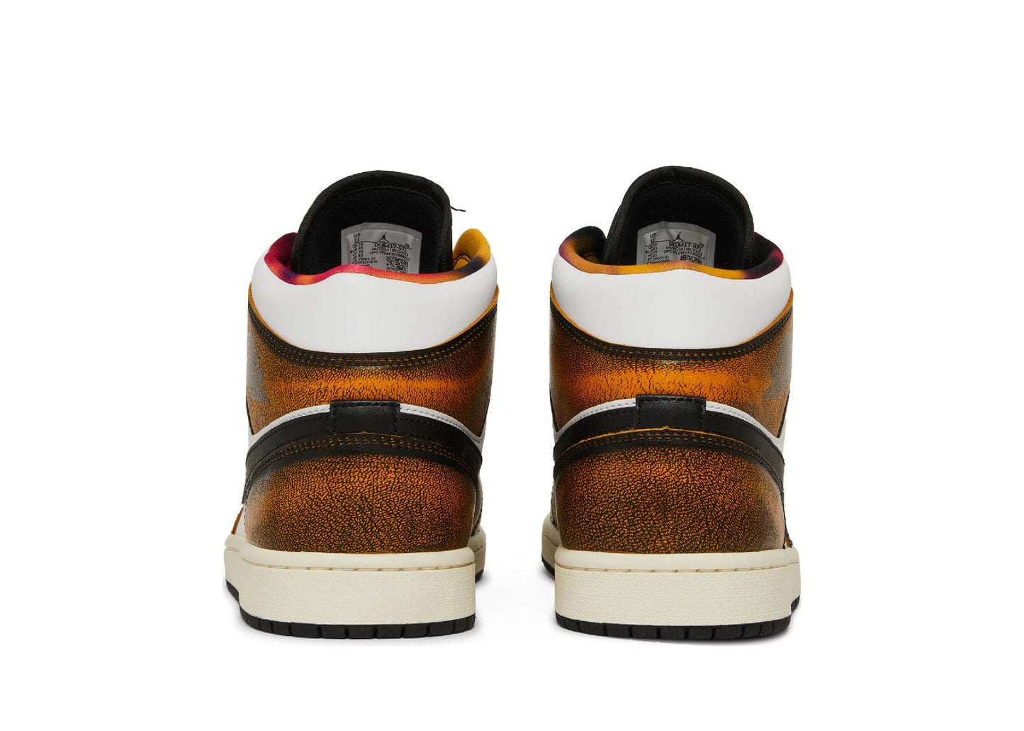 Air Jordan 1 Mid SE Orange Wear Away