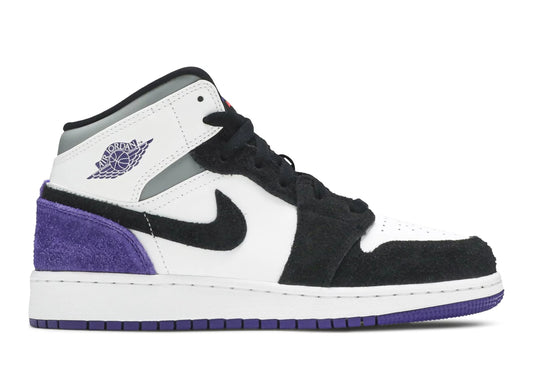 Air Jordan 1 Mid SE Purple (GS)