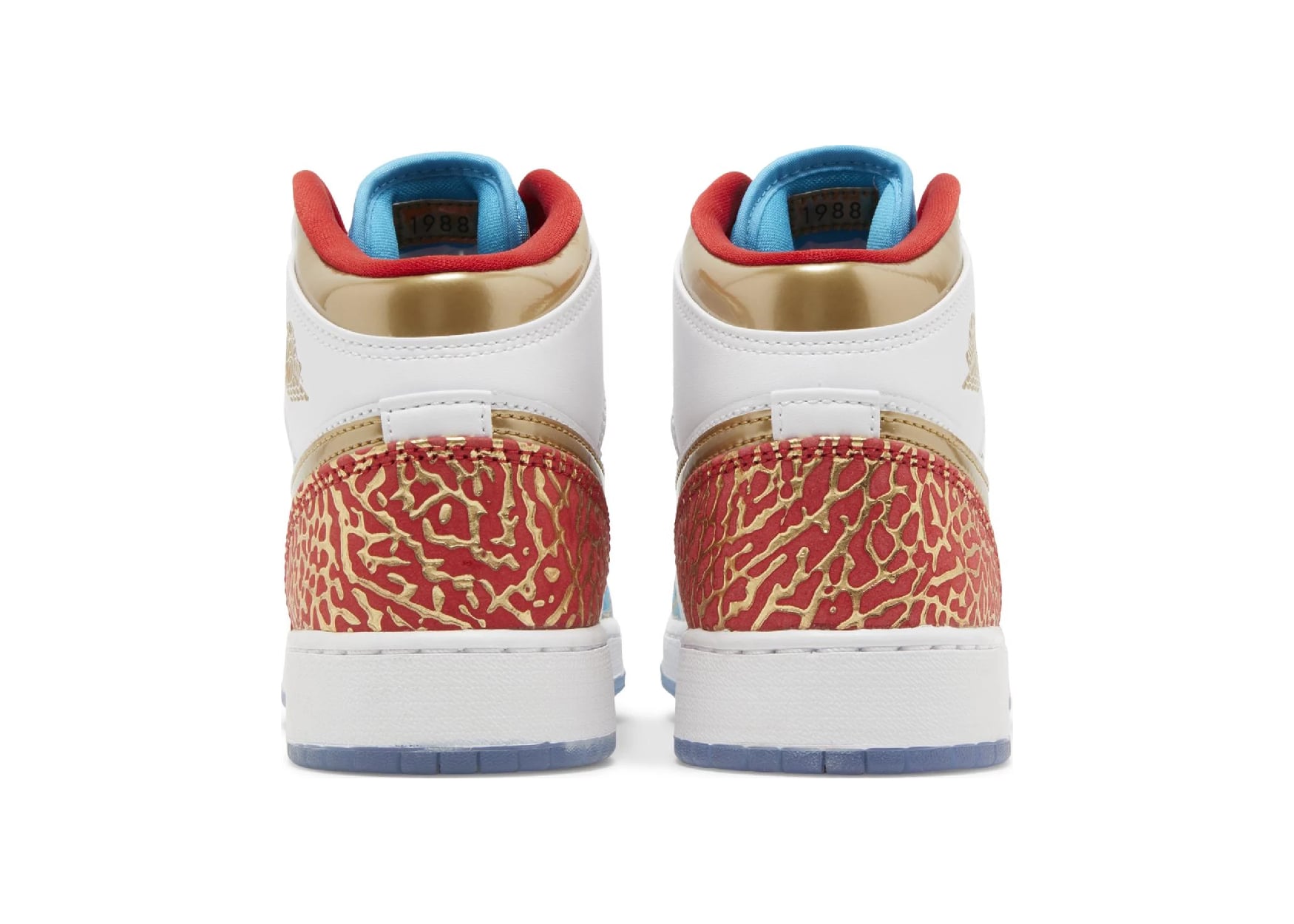Air Jordan 1 Mid Sneaker School NC to Chicago (GS)