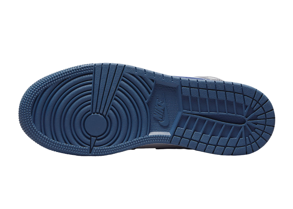 Air Jordan 1 Mid True Blue Cement (GS)